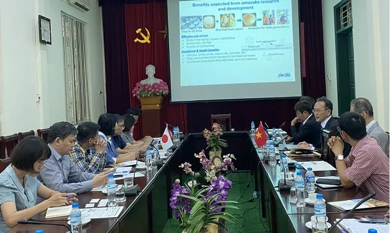 Trung Tâm Nghiên Cứu Khoa Học Nông Nghiệp Quốc Tế Nhật Bản (Jircas) Đến Thăm Và Làm Việc Tại Viện Công Nghiệp Thực Phẩm