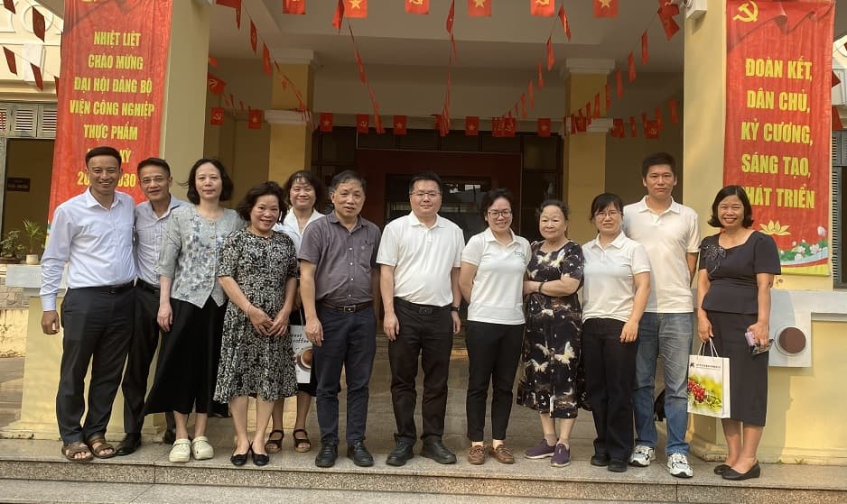 Đoàn Cán Bộ Viện Hàn lâm Khoa học tỉnh Quảng Tây, Trung Quốc đến thăm và làm việc tại Viện Công Nghiệp Thực Phẩm