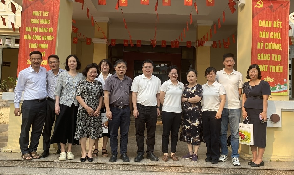 Đoàn Cán Bộ Viện Hàn lâm Khoa học tỉnh Quảng Tây, Trung Quốc đến thăm và làm việc tại Viện Công Nghiệp Thực Phẩm