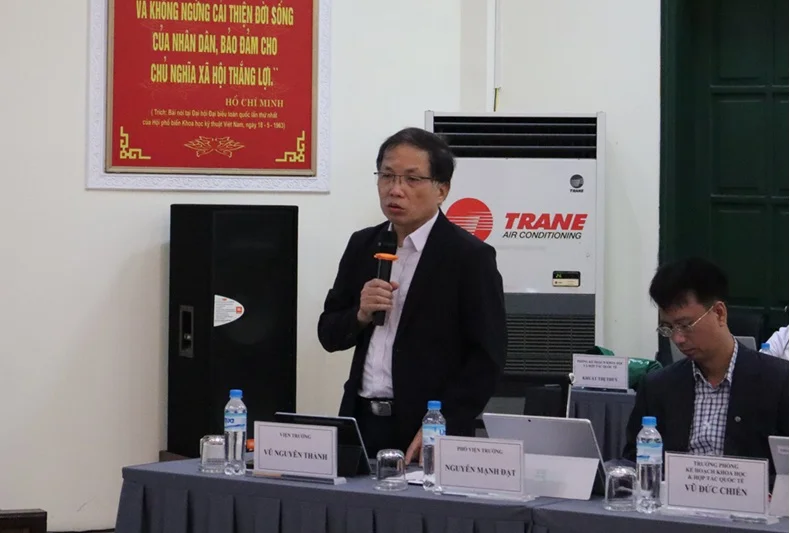 PGS. Vũ Nguyên Thành – Viện trưởng phát biểu