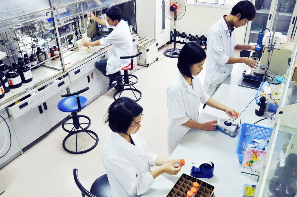Quá trình xử lý mẫu chuẩn bị phân tích