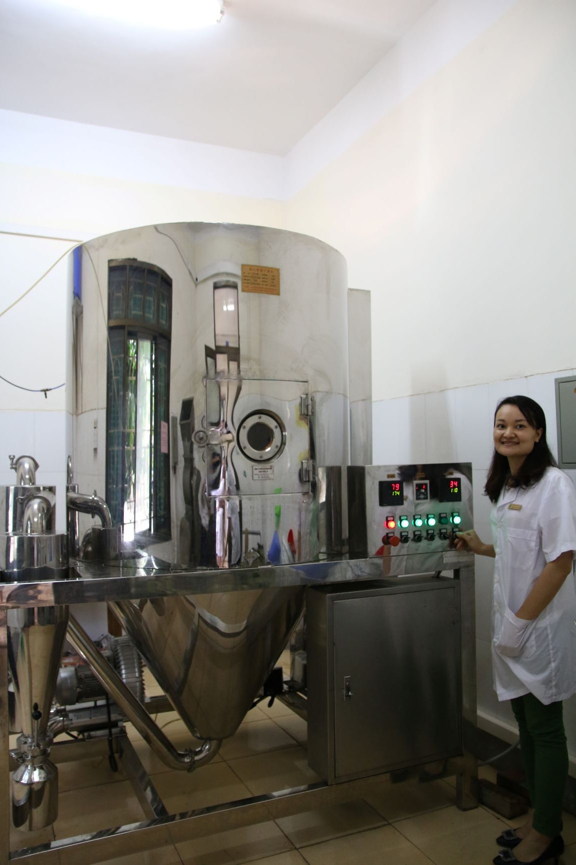 Sấy phun bột nấm men